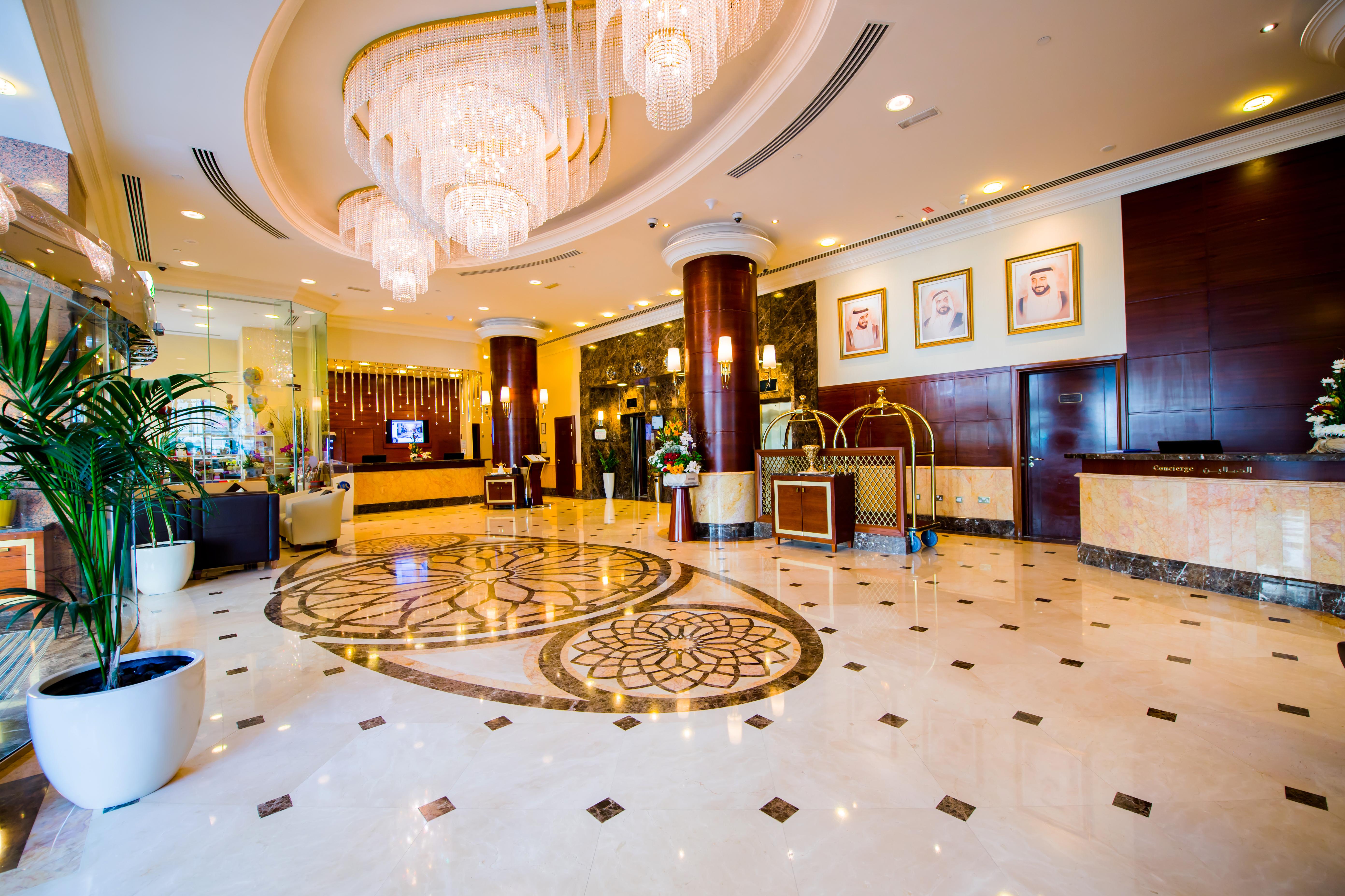 แกรนด์ เมอร์เคียว เรสซิเดนซ์ อาบู ดาบี Aparthotel อาบูดาบี ภายนอก รูปภาพ Lobby